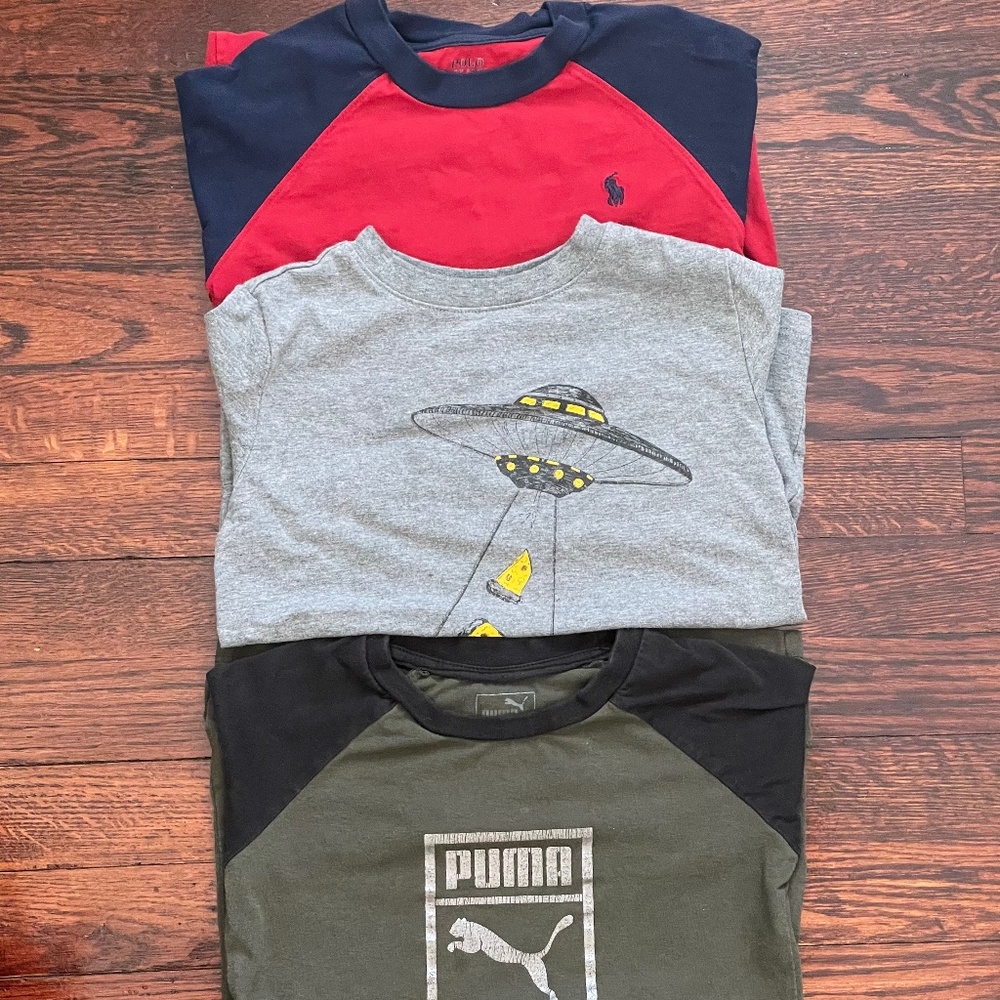 Lot of boys long sleeve shirts
